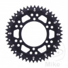 Rozeta DUA 48Z pre reťaz 525 čierna ZF vnútorný priemer 110 rozstup dier 130 pre Yamaha MT09 / FZ09 RN29 2013-2016