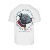 PitBull West Coast pánske tričko Strenght Respect white Veľkosť: S, Farba: biela