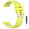 Silikónový pásik + skrutkovač pre Garmin Forerunner 970 / Zeleno-béžový