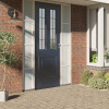 Okenná fólia matná dizajn s pruhmi 60x1000 cm PVC-ForU-155753