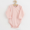 Dojčenské body celorozopínacie New Baby Classic II svetlo ružové Farba: Ružová, Veľkosť: 62 (3-6m)