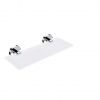 Nimco Unix Polička, dĺžka 30 cm, matné sklo/chróm UN 13091B-30-26