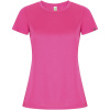 Imola dámske športové tričko s krátkym rukávom, ružová Fluor, XL