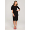 Dámske šaty S317 čierne - Stylove XXL