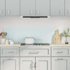 Kuchynské zásteny 2 ks biele 80x40 cm tvrdené sklo-ForU-3315786
