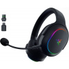 Bezdrôtové slúchadlá s mikrofónom Razer Barracuda X Chroma Čierne