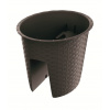 Kvetináč na zábradlie RATOLLA OVAL 29,8 cm - farba: umbra (Prosperplast DRLB300-440U)