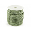 Šňůra kroucená Ø5 mm Varianta: 17 zelená ledově, Balení: 20 m