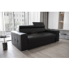 Nábytek PEGAS s.r.o. Sofa MARGO II 195 cm - přírodní kůže - černá kůže