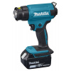 Makita DHG180Z tepelná pistole Horkovzdušná pistole 200 l/min 550 °C Černá, Modrá