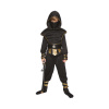 Kostým dětský Ninja černo-zlatý vel. 10-12 let