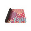 YATE Yoga Mat přírodní guma, 1 mm - vzor A růžová