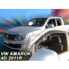 Plexi, ofuky VW Amarok 4D 2011 =>, přední