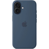 iPhone 16 Plus Silicone Case with MS - Denim MYYA3ZM/A