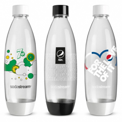 SODASTREAM Fuse PEPSI Tri-Pack 1l - náhradné plastové fľaše na sódu - 3ks