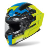 AIROH přilba GP 550 S Challenge, AIROH (matná modrá/žlutá, vel. XL) 2023