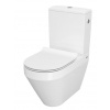 Cersanit CREA WC-Kombi CleanOn + sedátko SLIM SC + nádržka, Biela oválne K114-023+K673-004 K114-023+K673-004