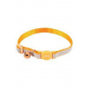 Obojek kočka SHINY nylon oranžový 10mm/30cm Zolux