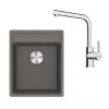 Franke Sety - Kuchynský set G253ŠK, fragranitový drez MRG 610-37 RTL a batéria FS 3230.031, sivý kameň/chróm 114.0700.700