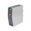 MEANWELL - DDR-240B-48 - Priemyselný menič napätia z 17-34V na 48V 240W na DIN (DDR-240B-48)