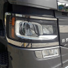 Scania S krytky pod svetlá z plechu INOX