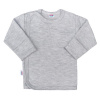 Kojenecká košilka New Baby Classic II šedá velikost 50 (Bavlněná košilka pro miminko, New Baby, Classic II šedá velikost 50)