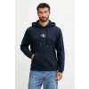 Calvin Klein Jeans Mikina s kapucňou pánska bavlnená LV04RD243G tmavomodrá XS