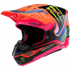 přilba SUPERTECH S-M10 edice HAIDEN DEEGAN, ALPINESTARS (oranžová fluo/fialová/r