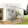 Skleník k stene Vitavia Ida 3300 polykarbonát 4 mm 255x132 cm hliník