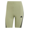 adidas Future Icons 3-Stripes Cycling Shorts Womens Tent Green 12 (M)
