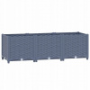 Kvetináč plast sivý VidaXL 120 cm x 120 x 38 cm