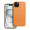 Kožený kryt Mag Cover iPhone 15 Plus orange