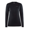 Dámske funkčné tričko Craft Core Warm Baselayer LS Black L