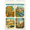 NOTIQUE Nástenný kalendár Vintage plagáty – svetové mestá 2026, 33 x 46 cm