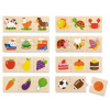 VIGA Drevené puzzle Súvislosti 8x3 dieliky (51608)