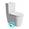 GSI KUBE X WC kombi, Swirlflush, spodný/zadý odpad, biela dual-mat 941909K