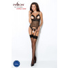 Korzet Passion Diabolina Corset black Farba: Čierna, Veľkosť: S/M