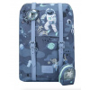 Frii of Norway Frii Retro 22L Astronaut Blue Denim – ergonomická školská taška
