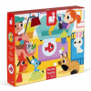 JANOD Hmatové puzzle Domácí mazlíčci 20 dílků