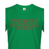 Pánske tričko Stranger Things, Barva Zelená, Velikost 3XL Bezvatriko.cz 0607