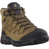 Turistické boty Salomon X Ward Leather Mid Gtx - kangaroo/black/gold 40