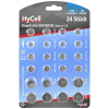 HyCell sada knoflíkových batérií 2x AG 1, AG 3, AG 4, AG 5, AG 8, AG 10, AG 12, AG 13 a každý 2x CR 1620, CR 2016, CR 2025, CR 2032; 1516-0003
