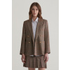 SAKO GANT REG CHECKED CLUB BLAZER CUMIN BEIGE