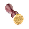 Ručné razidlo (pečať) do vosku - Svadobný motív srdce