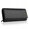 Peňaženka - Produkt Betlewski Wallet Natural Leather Black Black Black BPD-BF-12-Womens (Blackpink K-pop peňaženka Kvalita HIT)