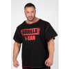 Gorilla Wear Pánsky Workout Top Wallace - Čierna/Červená Farba: Čierna, Veľkosť: XXL/3XL