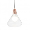 ACA DECOR Závesné stropné svietidlo CIELOS max. 40W/E27/230V/IP20, lesklá meď