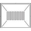 Náhradní díl pro HAAS+SOHN - GAMA MINI 4 PLECH,Z.V.- Rošt velký (400x332)