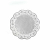 Wimex Dekoračná krajka (PAP) okrúhla biela Ø22cm