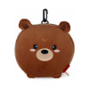 Legami Cestovný vankúšik s maskou na spanie Legami Travel Pillow With Sleep Mask - My Travel Buddy - Teddy Bear